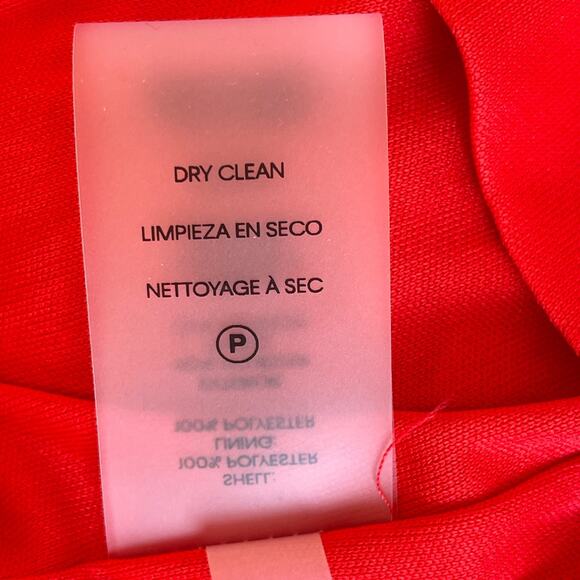 Karl Lagerfeld Womens Floral Pleats Chiffon A-Line Dress Size 16 Flounce Hem Nwt - Picture 9 of 9